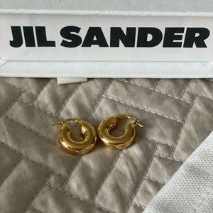 Jil Sander Mini Hoop Earrings